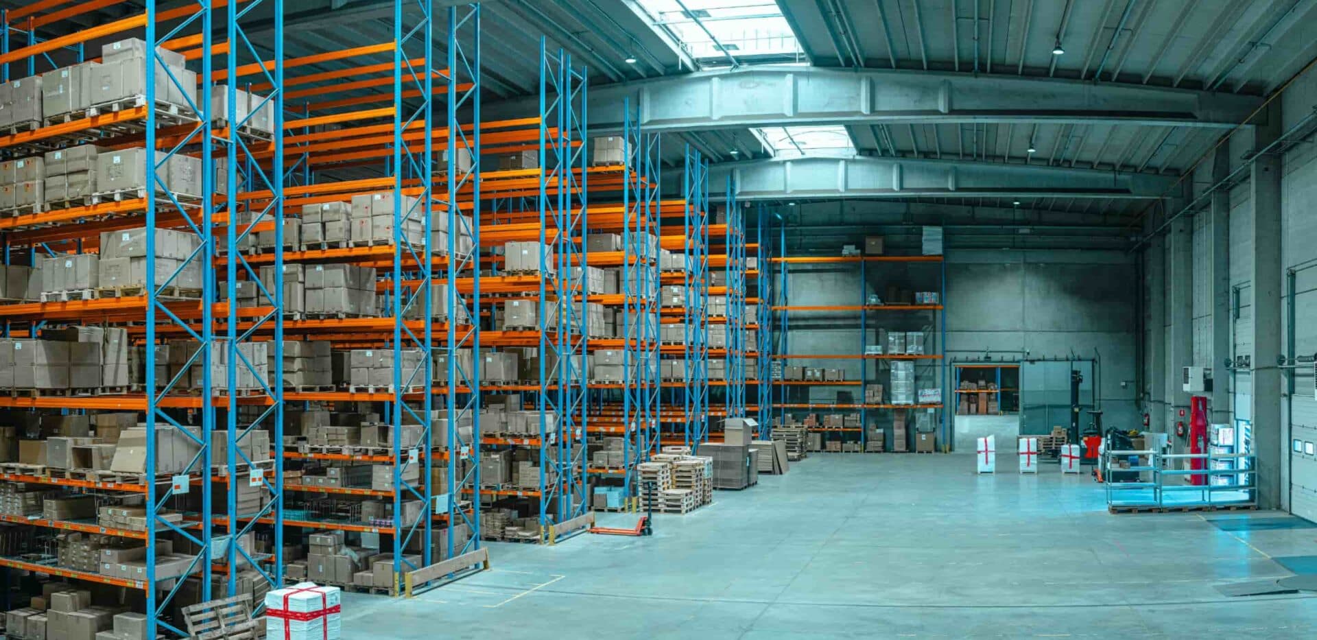 Beetle Pro sweeping a warehouse floor